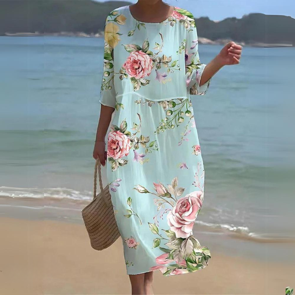 Nataly | Elegancka sukienka zakrywająca brzuch