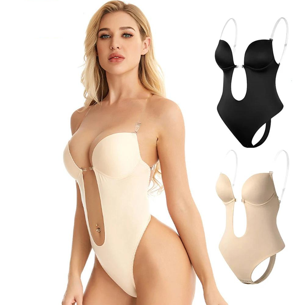 Body Shaper z Głębokim Dekoltem w Kształcie V