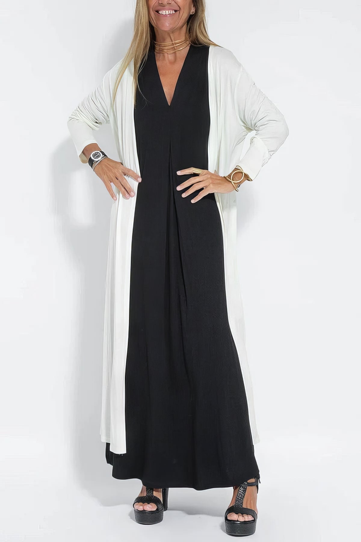Valentine Paris™ | Elegancka sukienka z dopasowanym kardiganem