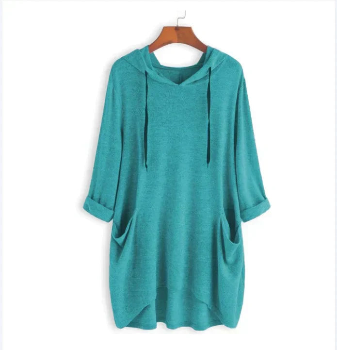 Helen - Damska Bluza z Kapturem z Unikalną Kieszenią