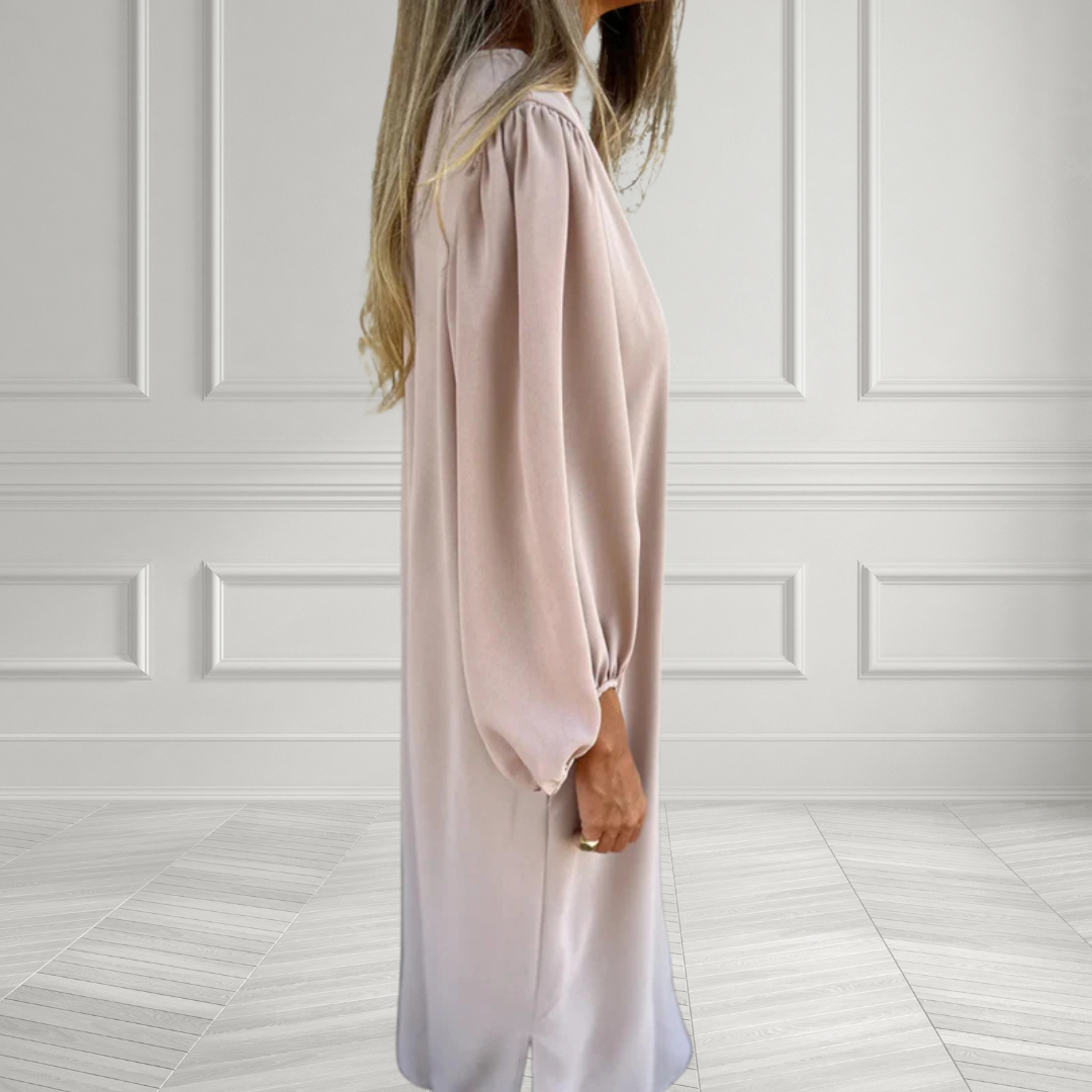 Valentine Paris™ | Długa Sukienka Boho z Kieszeniami
