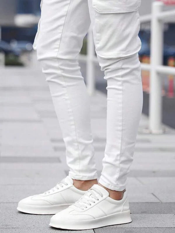 Manfinity LEGND Jeansy Skinny z Bawełny