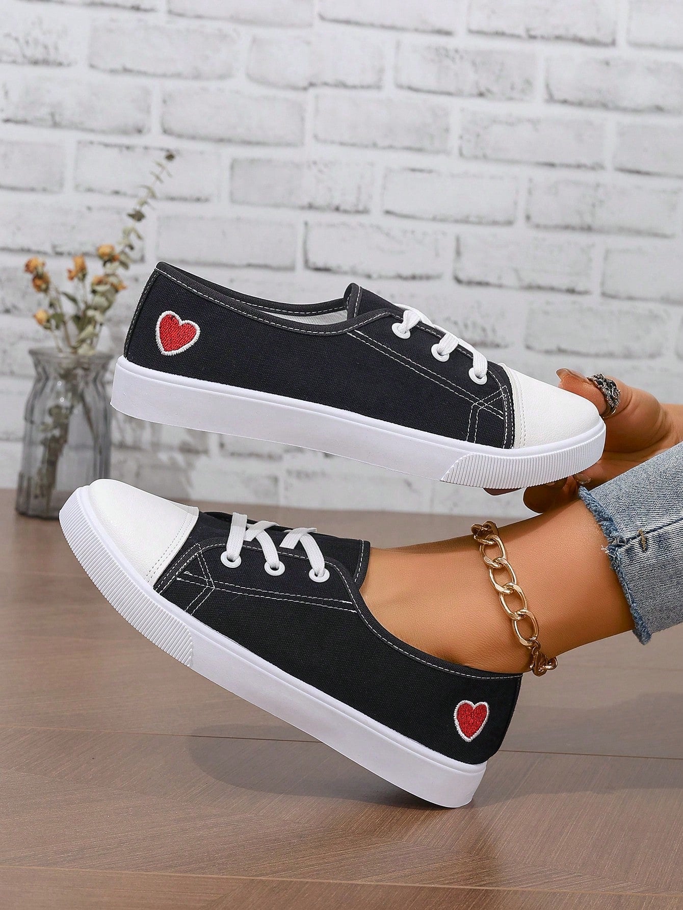 Sneakers z płótna