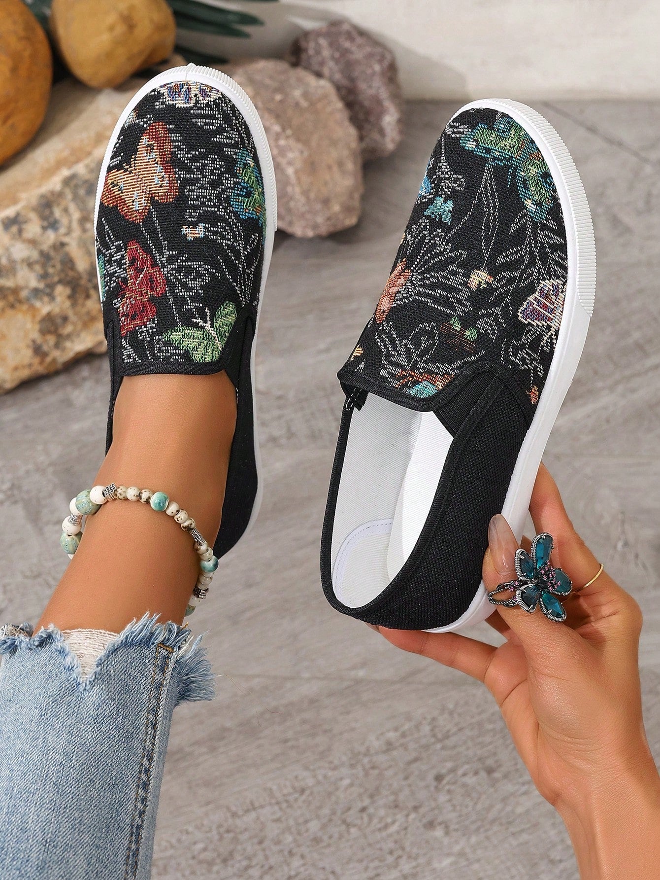 Sneakers z płótna