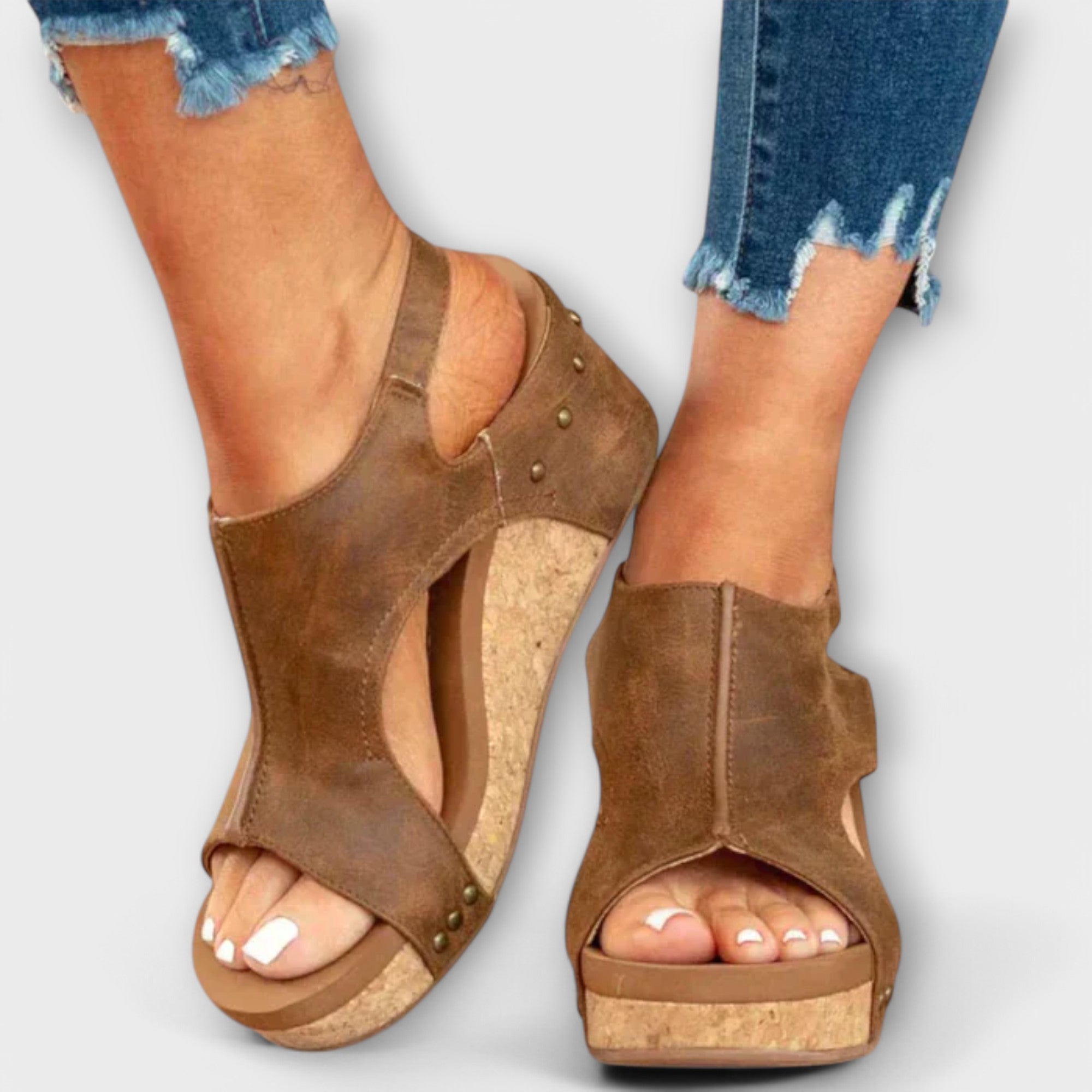 Wedge Heel Orthopedic Shoes