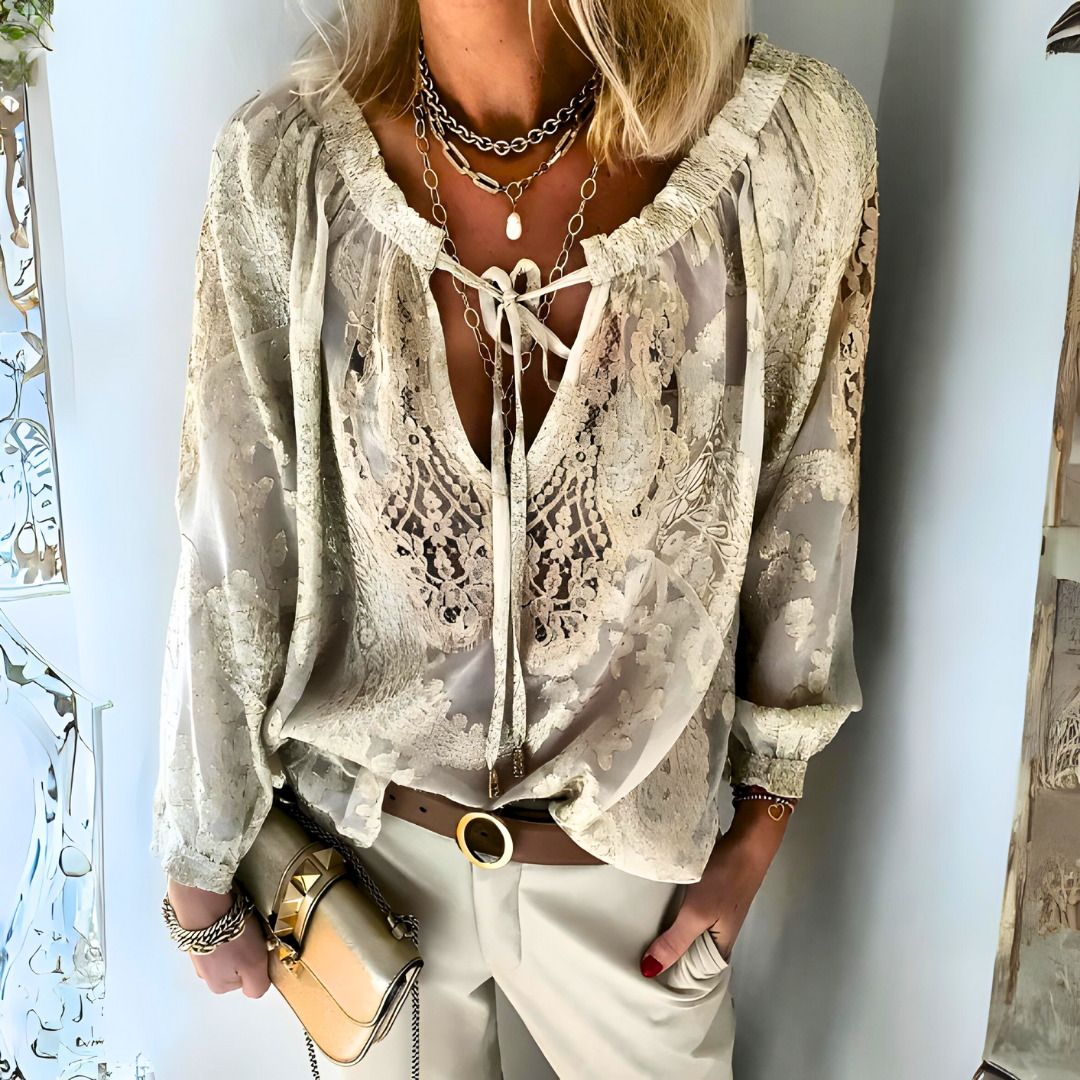 JILL - BLOUSE BOHO NA SZYDEŁKU