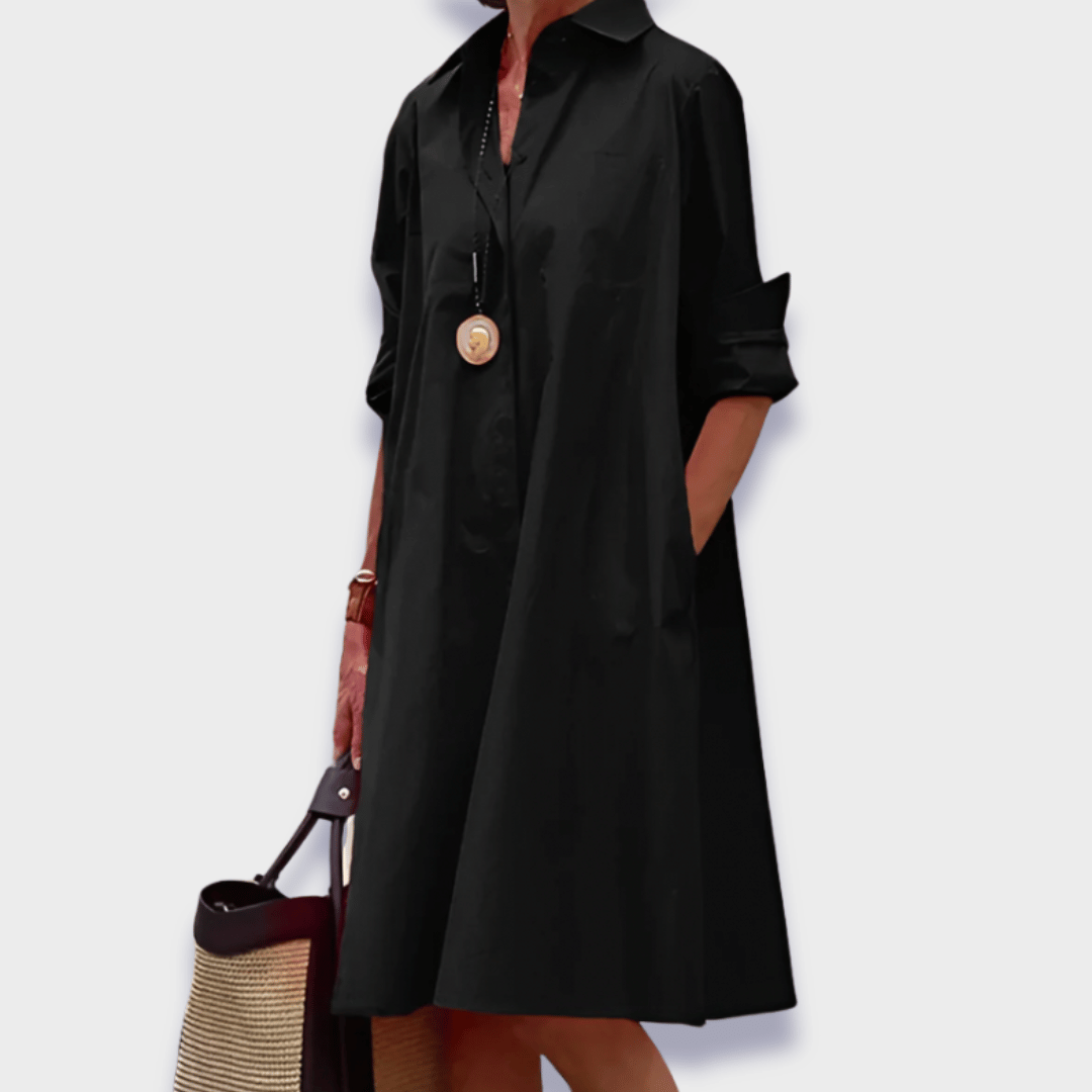 Bettina | Elegancka sukienka polo z wysokiej jakości materiału