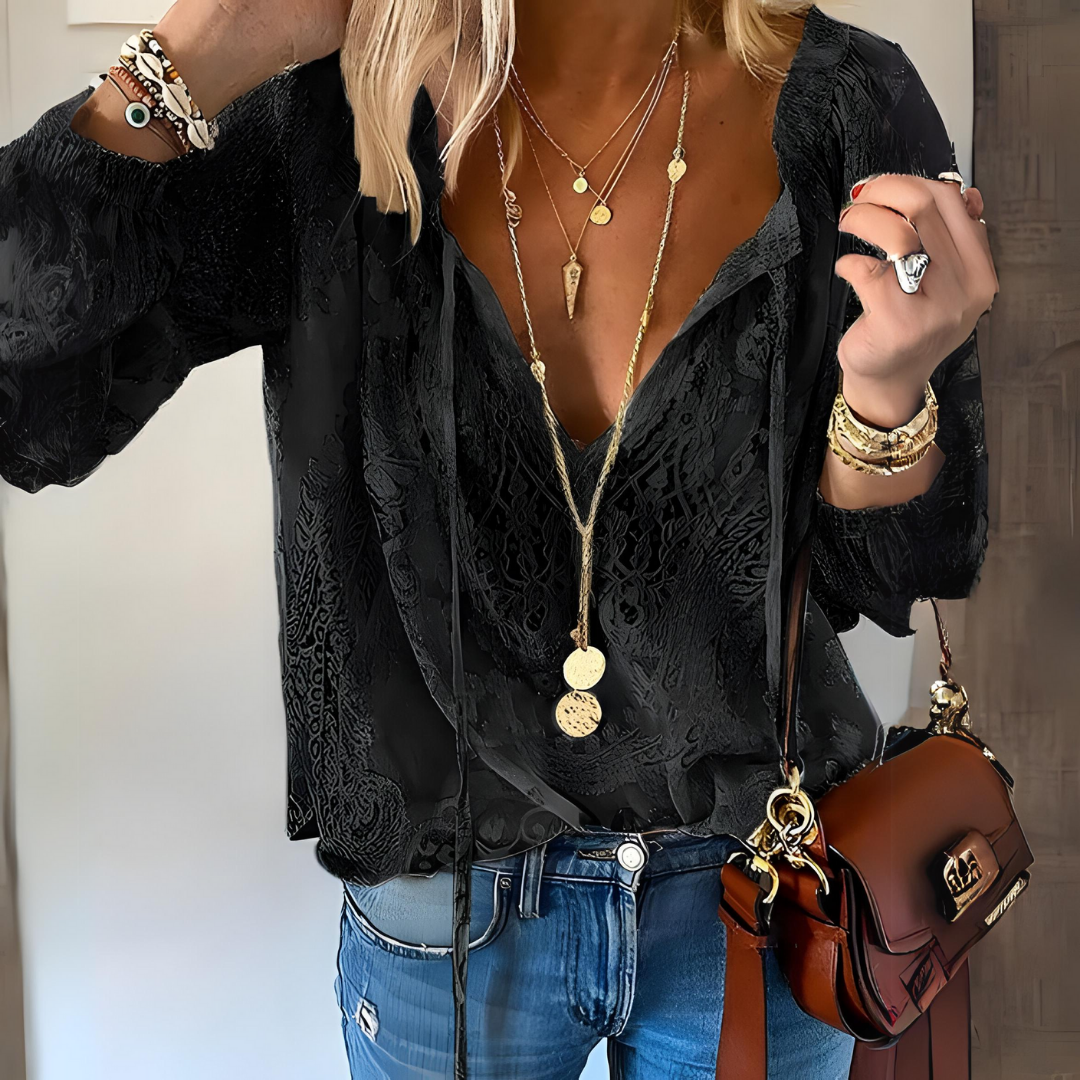JILL - BLOUSE BOHO NA SZYDEŁKU