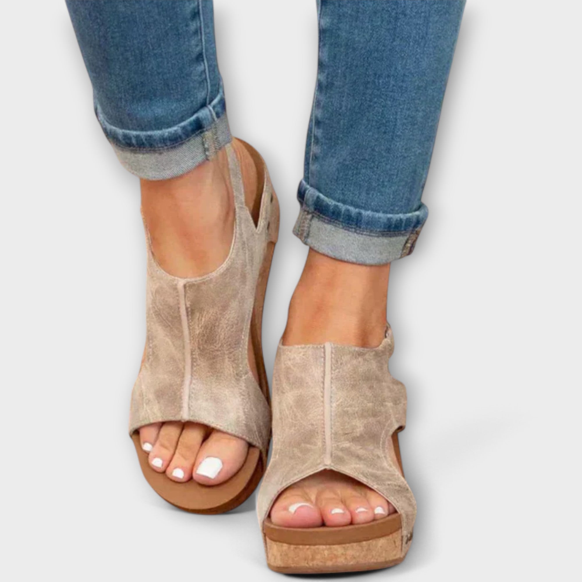 Wedge Heel Orthopedic Shoes