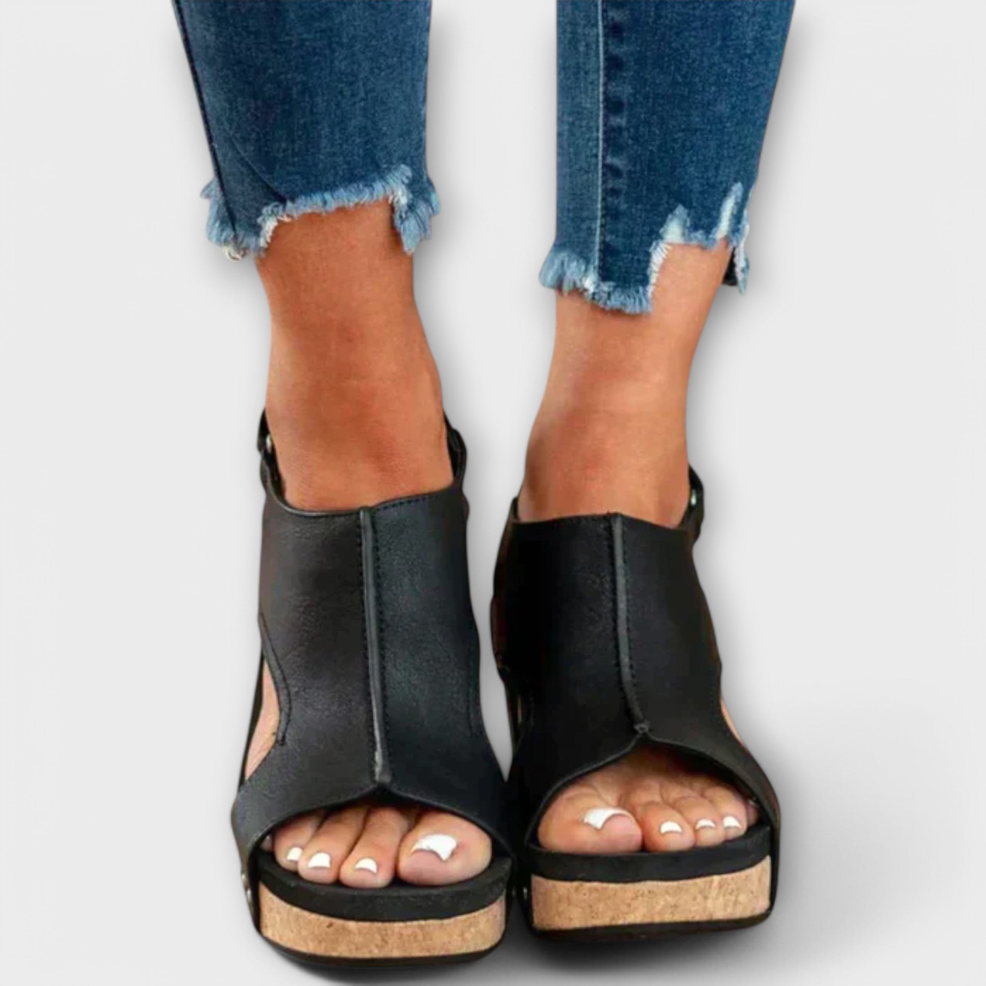 Wedge Heel Orthopedic Shoes