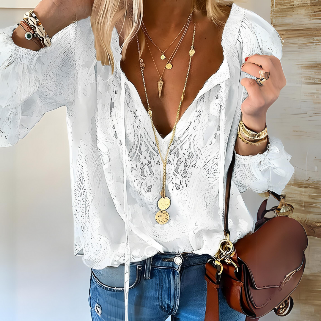 JILL - BLOUSE BOHO NA SZYDEŁKU