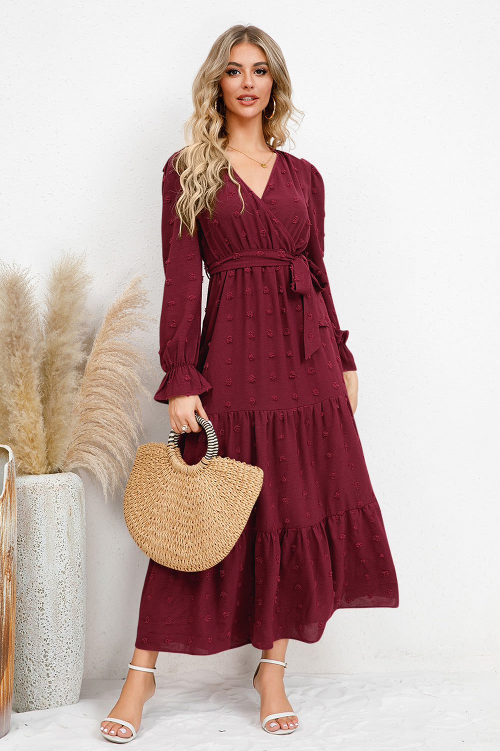 Valentine Paris™ | Elegancka Sukienka z Luźnymi Rękawami