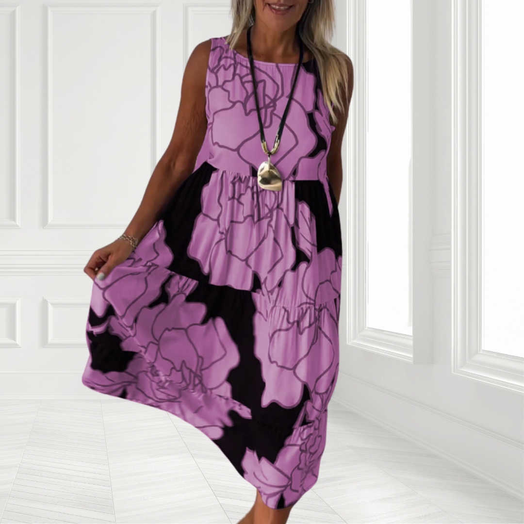 Valentine Paris ™ | Amélie - Sukienka boho bez rękawów
