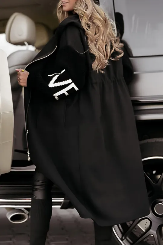 Sophie/ Kurtka z kapturem w patchworkowym stylu