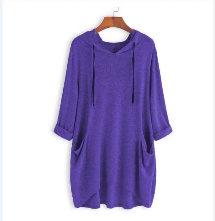 Helen - Damska Bluza z Kapturem z Unikalną Kieszenią