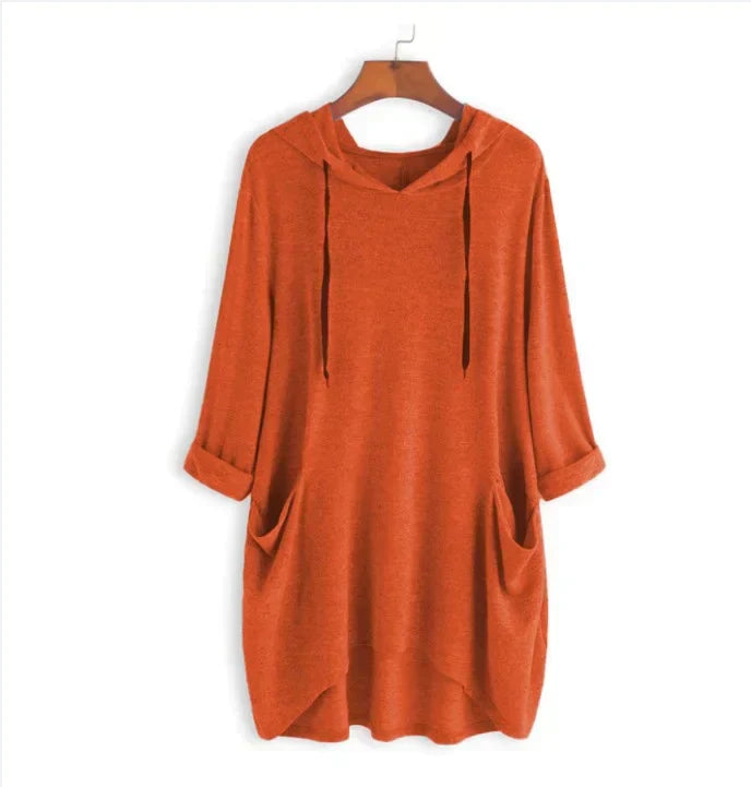 Helen - Damska Bluza z Kapturem z Unikalną Kieszenią