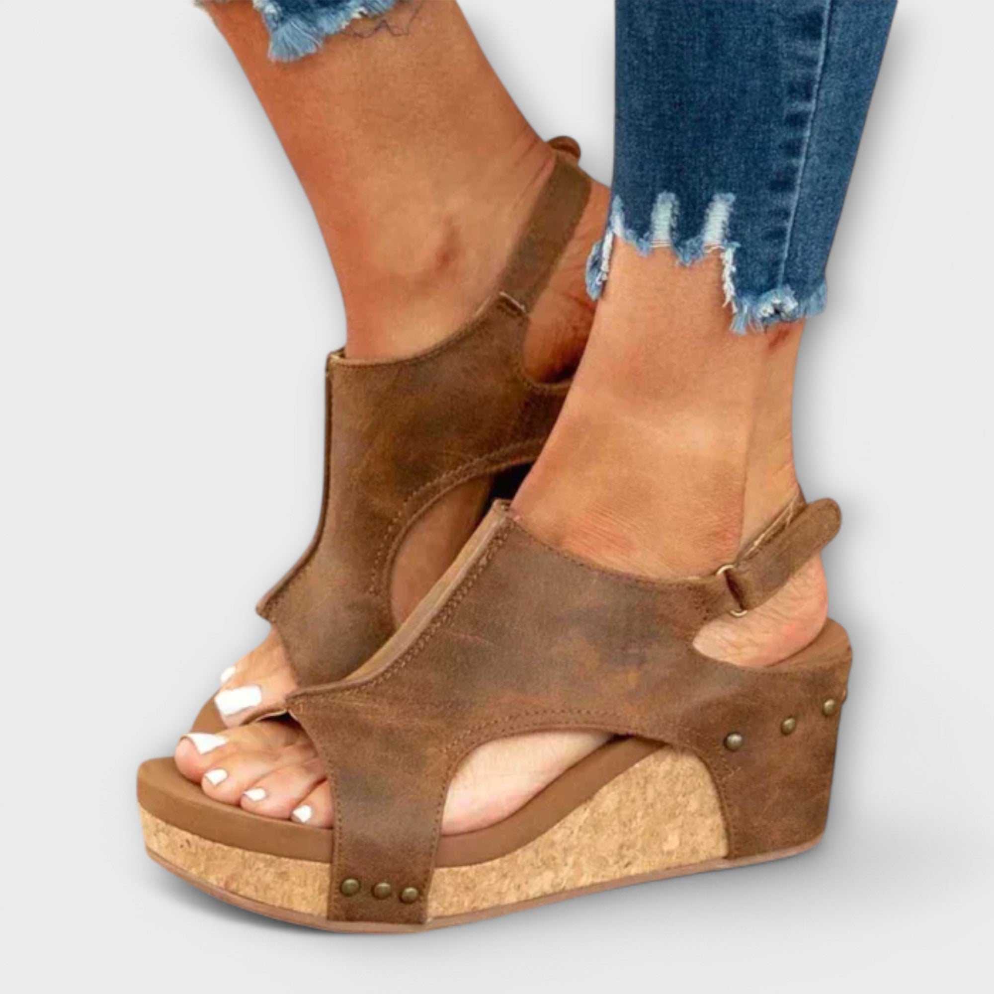 Wedge Heel Orthopedic Shoes