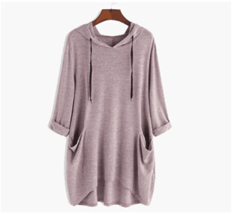 Helen - Damska Bluza z Kapturem z Unikalną Kieszenią