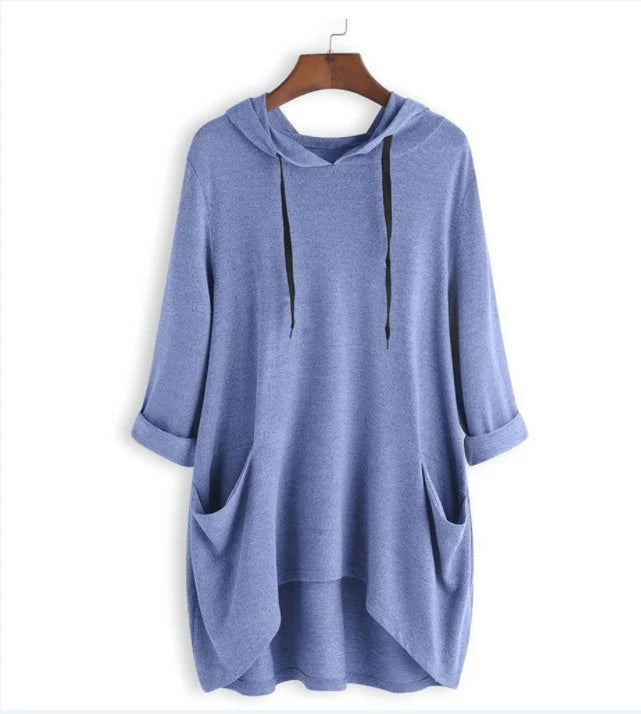 Helen - Damska Bluza z Kapturem z Unikalną Kieszenią