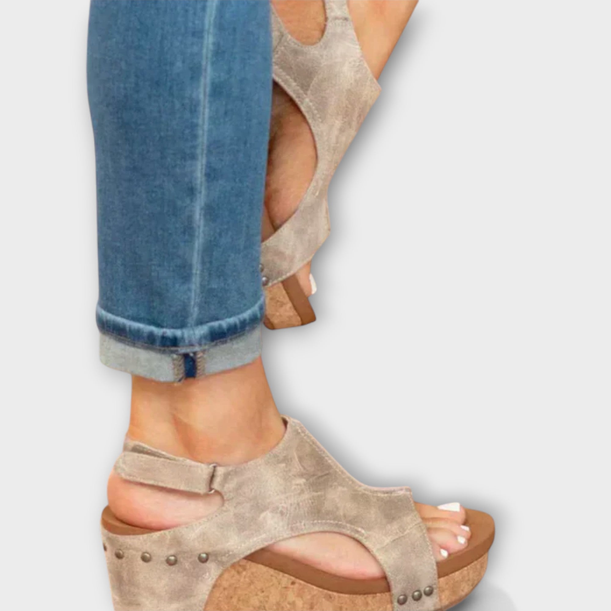 Wedge Heel Orthopedic Shoes