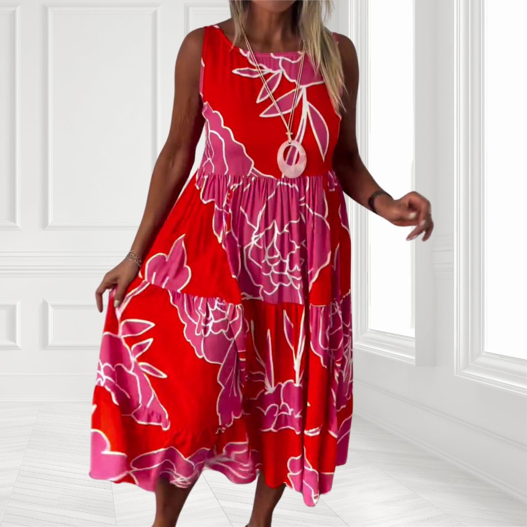 Valentine Paris ™ | Amélie - Sukienka boho bez rękawów