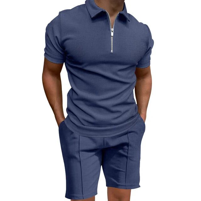 Zestaw Polo z Waflowym Wzorem George-Border