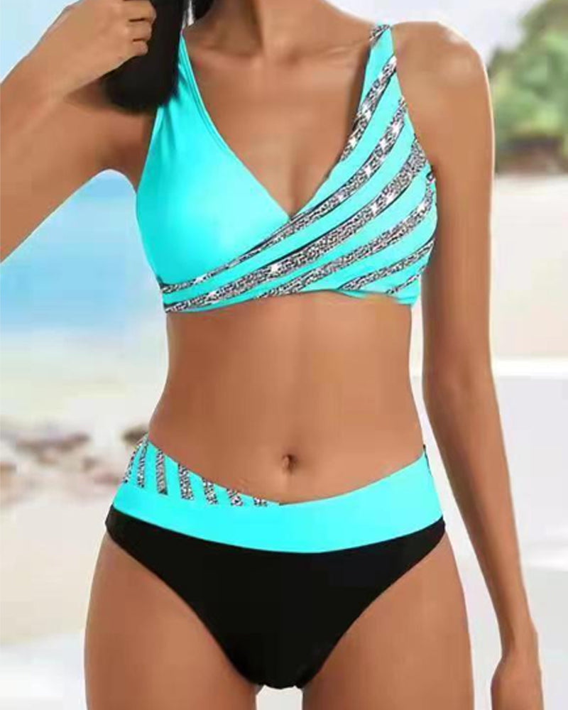 Mona - Warm bikini z nadrukiem