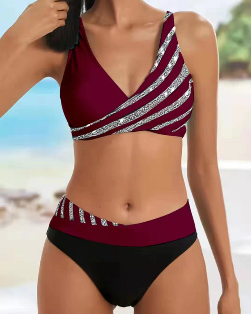 Mona - Warm bikini z nadrukiem