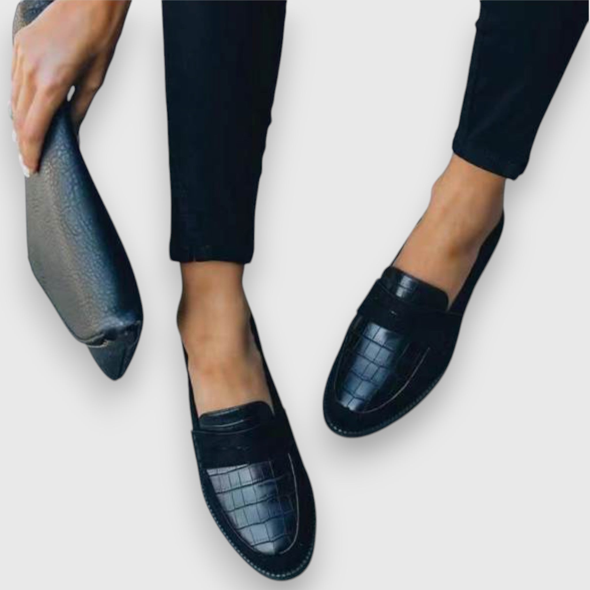 Zofia – Stylowe czarne loafers