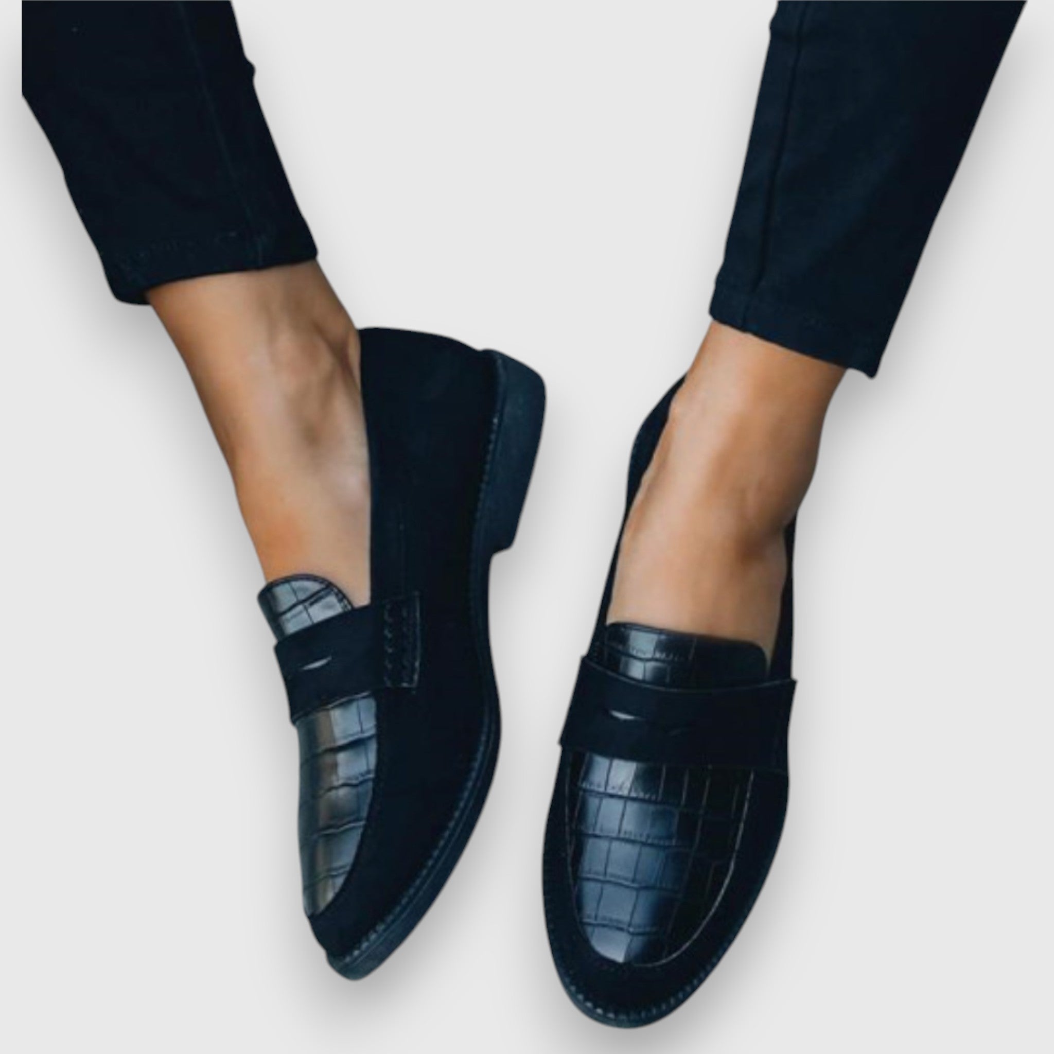 Zofia – Stylowe czarne loafers
