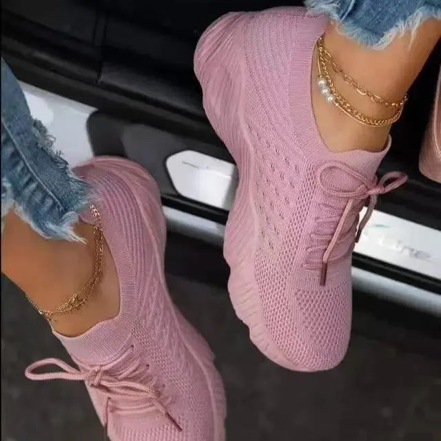 Sneakersy Siatkowe-Casual