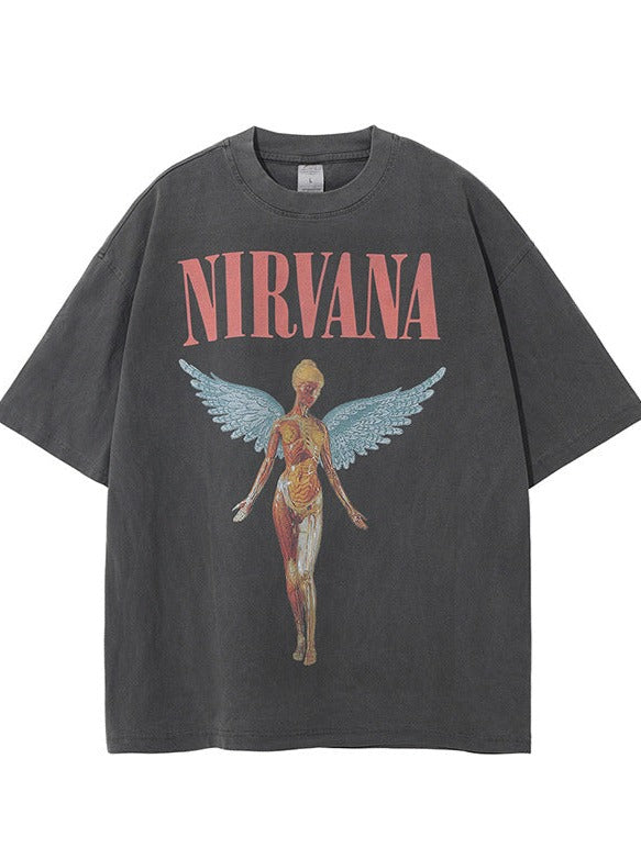 Dakota/ T-shirt z grafiką zespołu rockowego