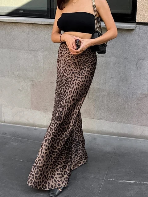 SPÓDNICA WYSOKA TALIA RETRO STREET CHIC