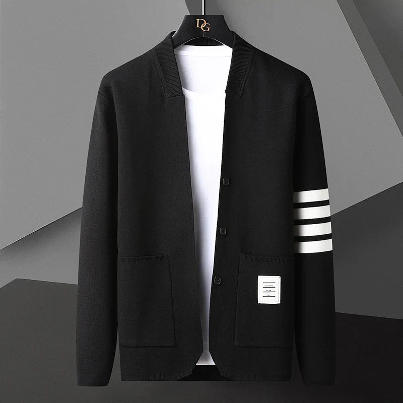 Liam/ Elegancki Sweter Robiony na Drutach