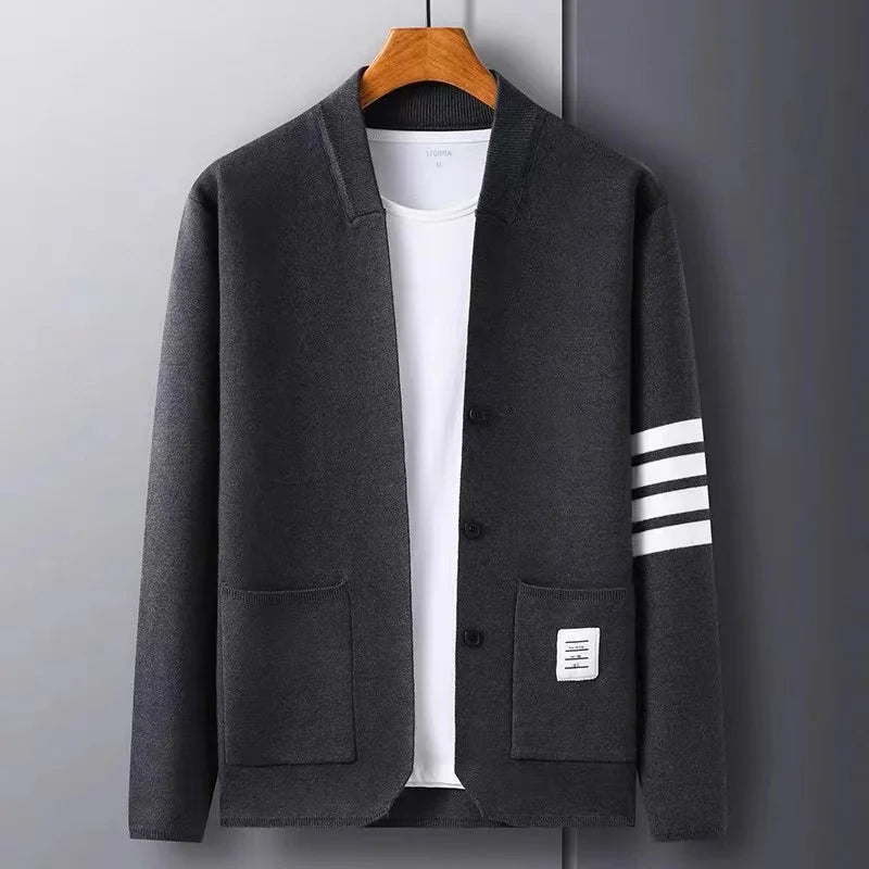 Liam/ Elegancki Sweter Robiony na Drutach