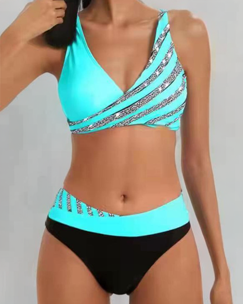 Mona - Warm bikini z nadrukiem