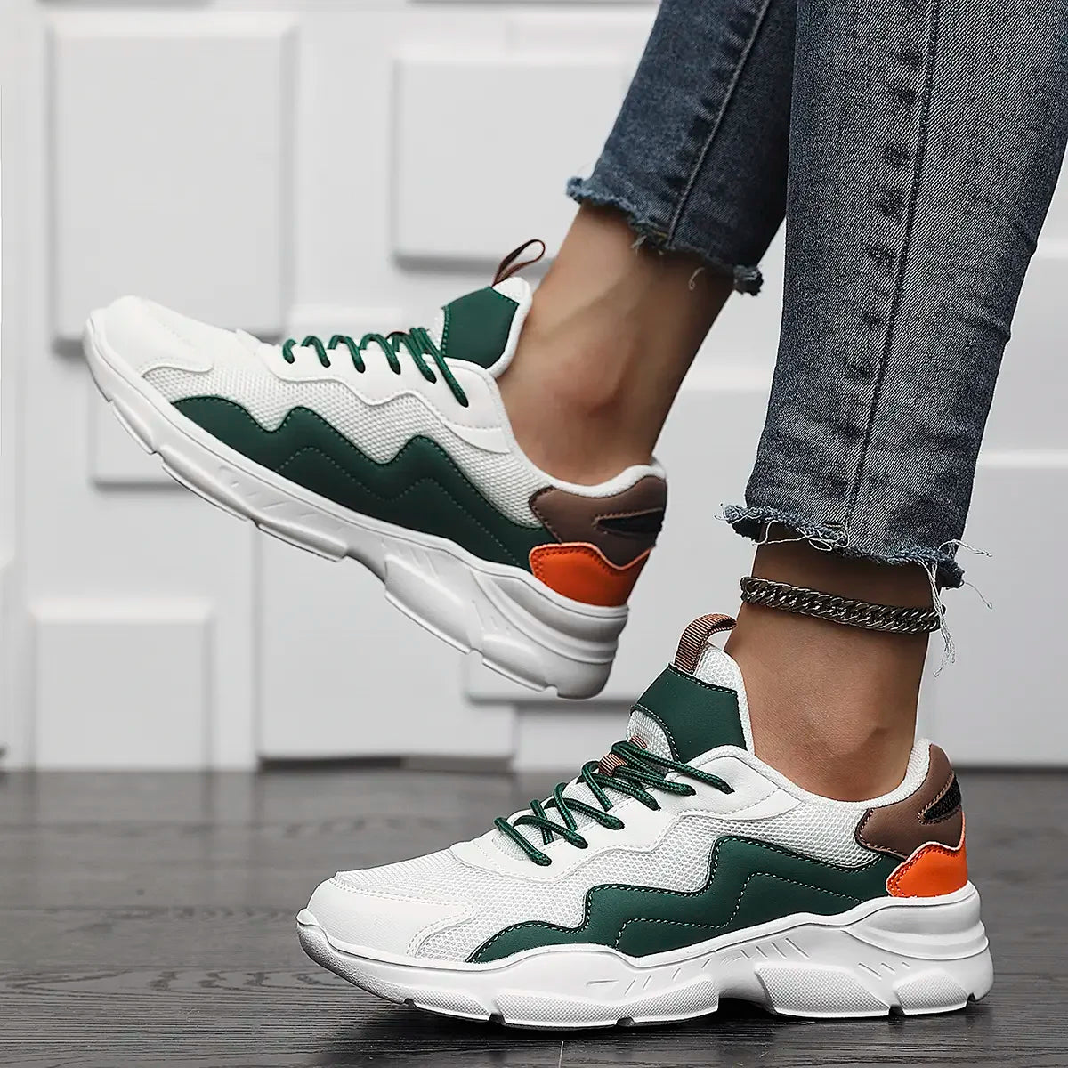 VentureFlex Siatkowe Sneakersy: Wszechstronny Komfort dla Mężczyzn i Kobiet