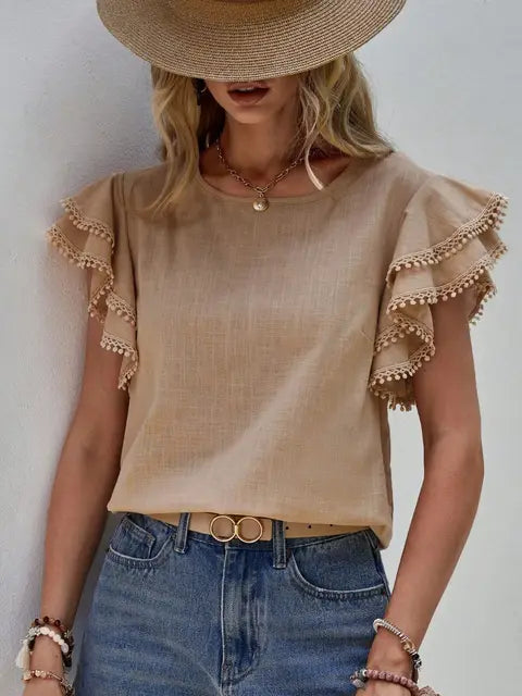 Młodzieżowe Slim Tops