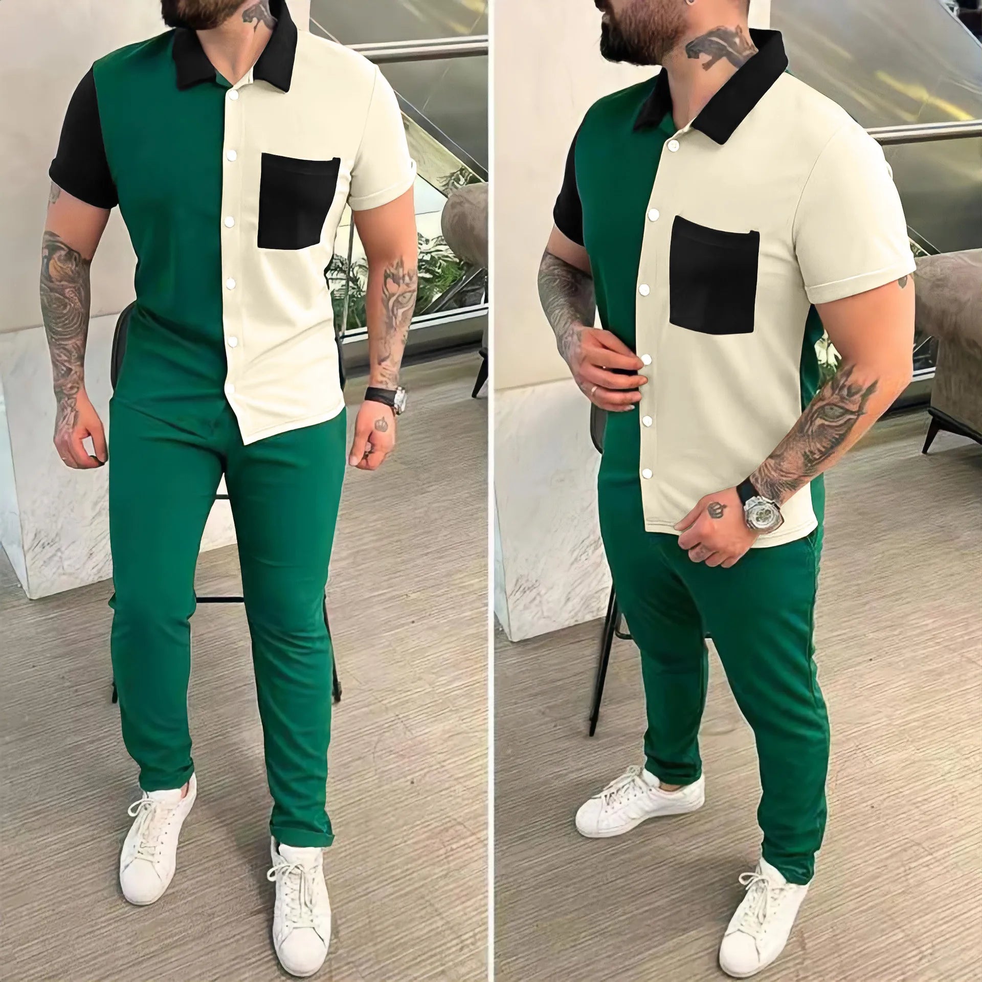 Zestaw Męski Barclay-Colorblock Comfort