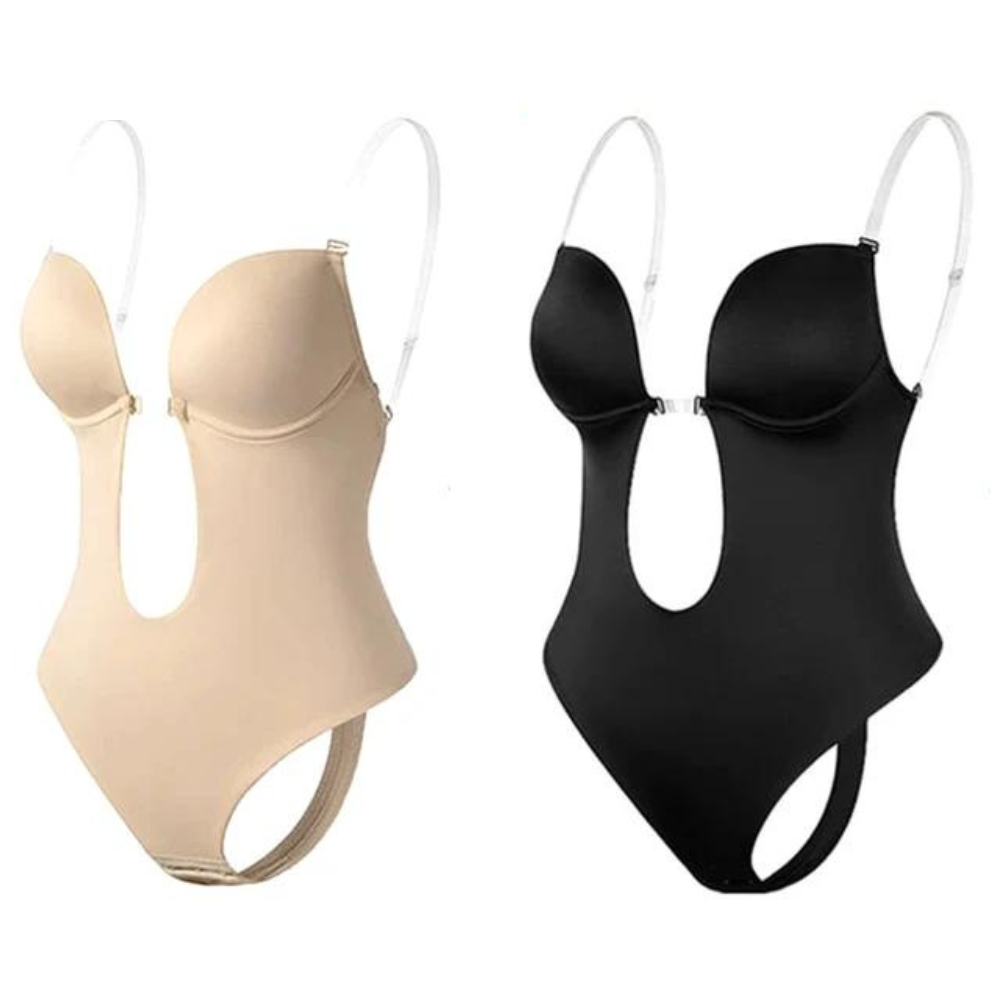 Body Shaper z Głębokim Dekoltem w Kształcie V