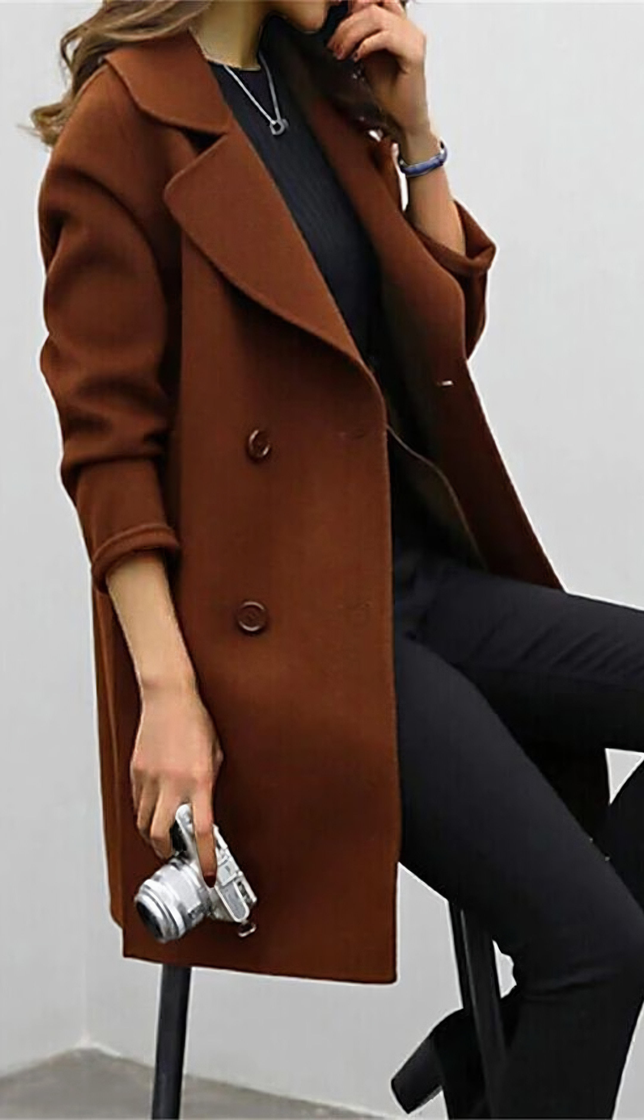 Olivia | Długi Trench Coat