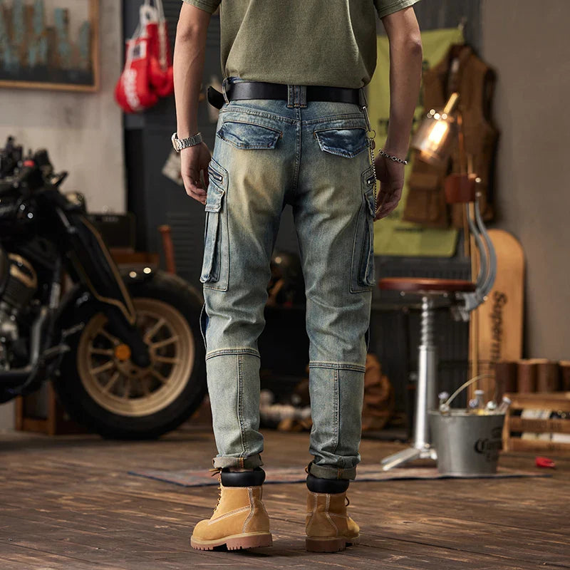 Męskie Jeansy Robocze Slim Fit