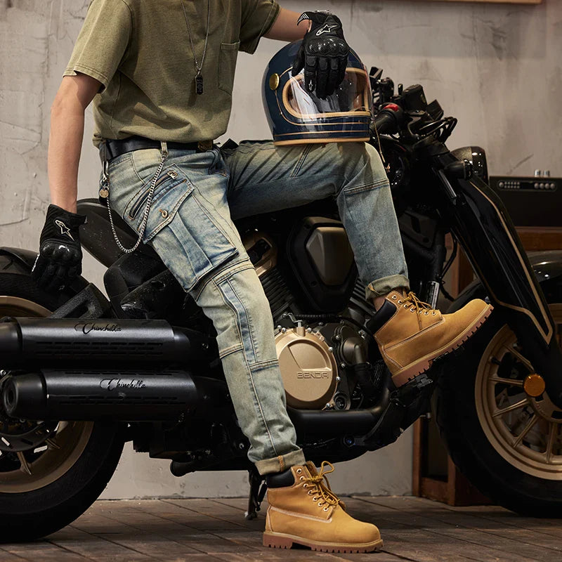 Męskie Jeansy Robocze Slim Fit