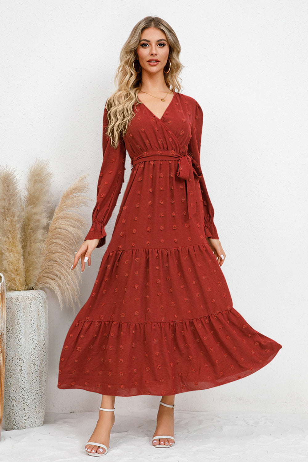 Valentine Paris™ | Elegancka Sukienka z Luźnymi Rękawami