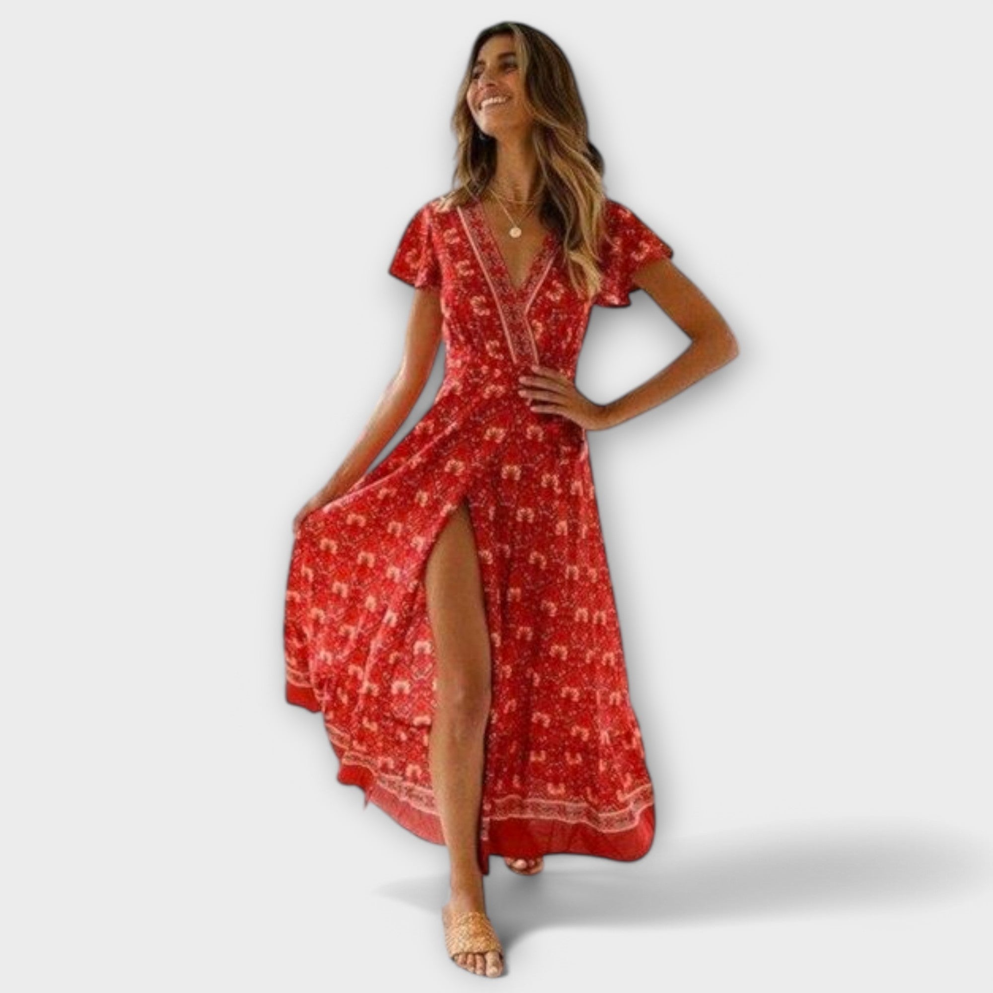 Briony - Midi Bohemian Dress