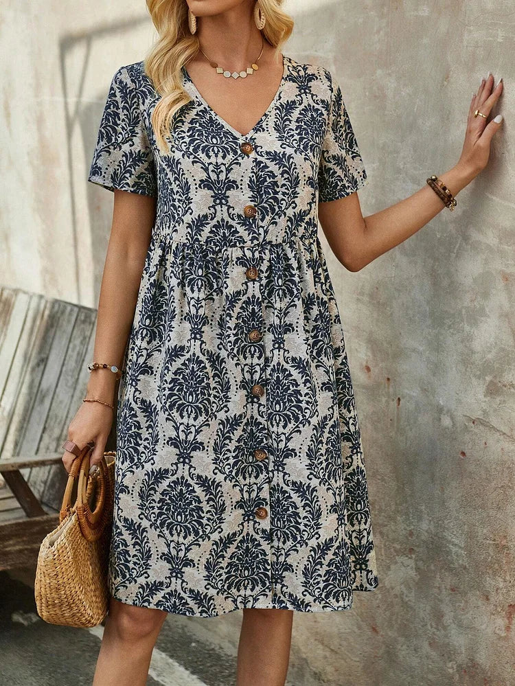 Valentine Paris™ I Camila - Vintage sukienka z krótkim rękawem
