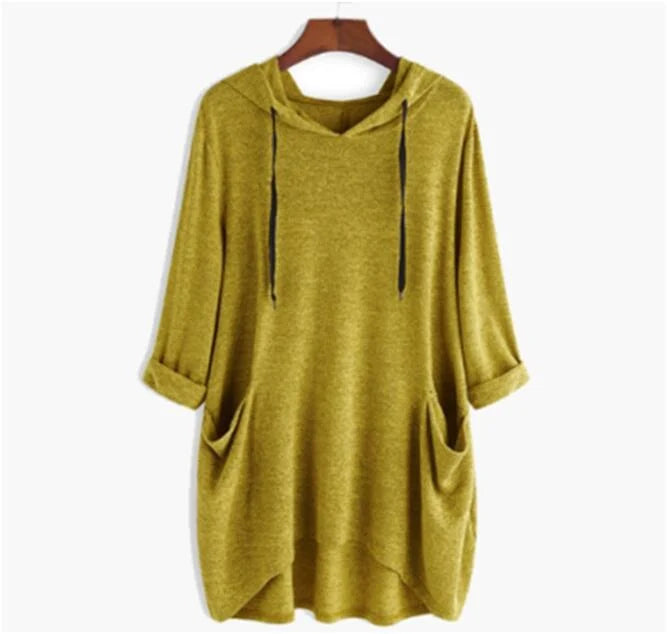 Helen - Damska Bluza z Kapturem z Unikalną Kieszenią