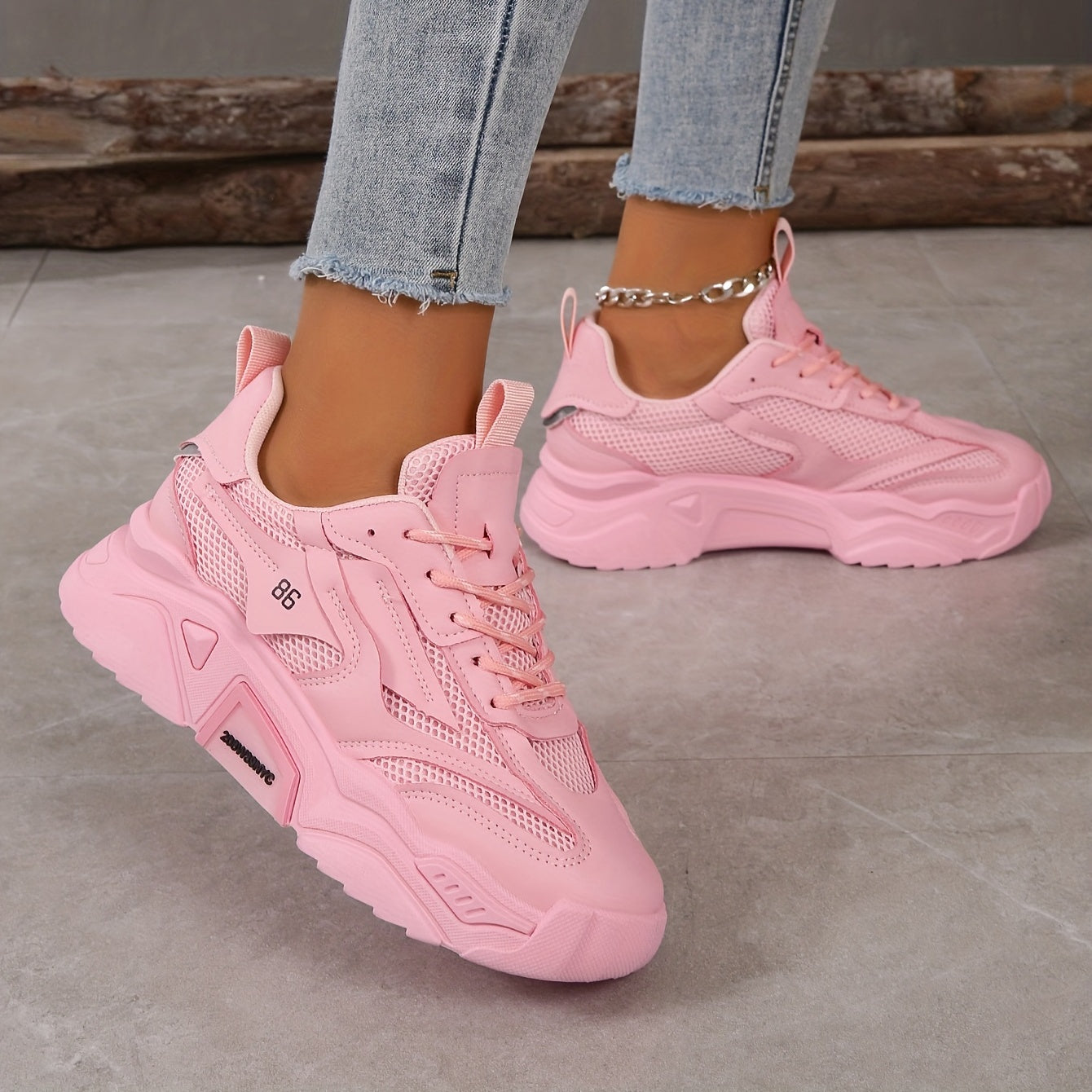 Oda - Siatkowe Sneakersy