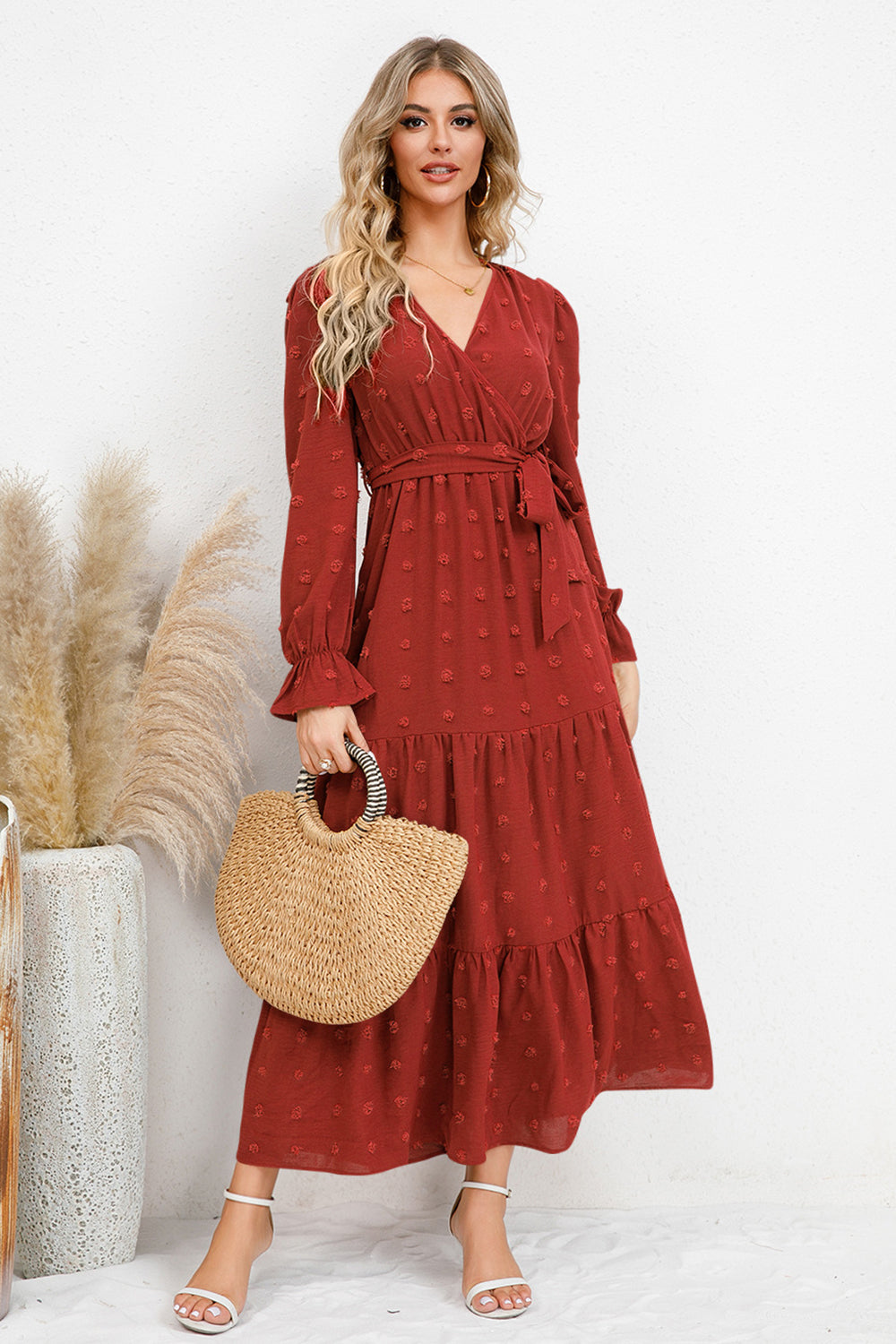 Valentine Paris™ | Elegancka Sukienka z Luźnymi Rękawami