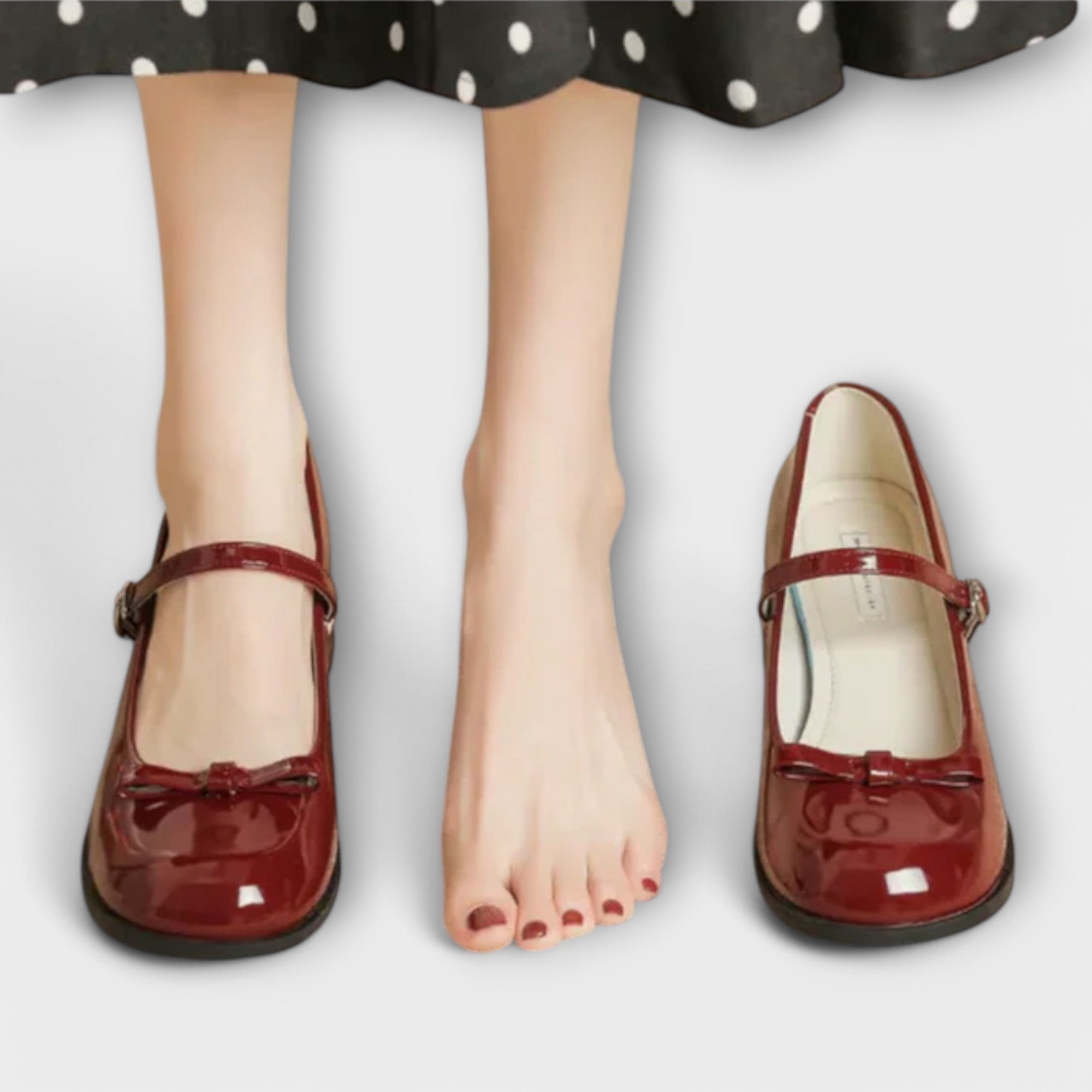 Mary Jane Heeled Shoes